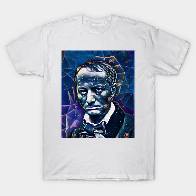 Charles Baudelaire Portrait | Charles Baudelaire Artwork 5 T-Shirt by JustLit